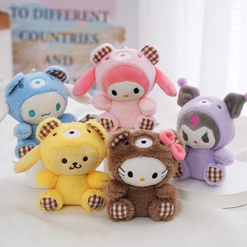 Shop the Adorable Hello Kitty, Kuromi, Cinnamoroll, My Melody, Pompompurin Plush Keychains for Women and Girls | Fashionable Bag, Handbag, and Car Charms Gifts"
