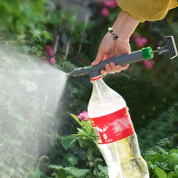 Adjustable High-Pressure Spray Head for Gardening and Beverage Dispensing in Small Manual Watering Can"