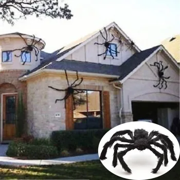 Halloween Spider Decoration: Spooky Haunted House Prop for Indoor and Outdoor Use - Available in Various Sizes (30cm/50cm/75cm/90cm/125cm/150cm/200cm)